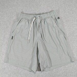 Rhone Mens Small Gray Drawstring Shorts Pursuit 5in Inseam